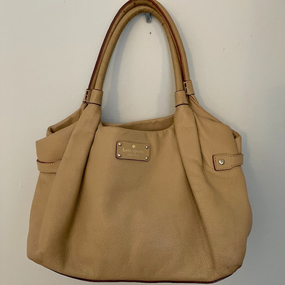 Kate Spade Berkshire Road Tan Leather Satchel